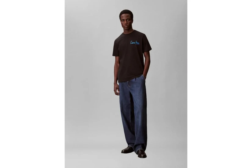 Calvin Klein Ανδρικό Κοντομάνικο T-Shirt Μαύρο