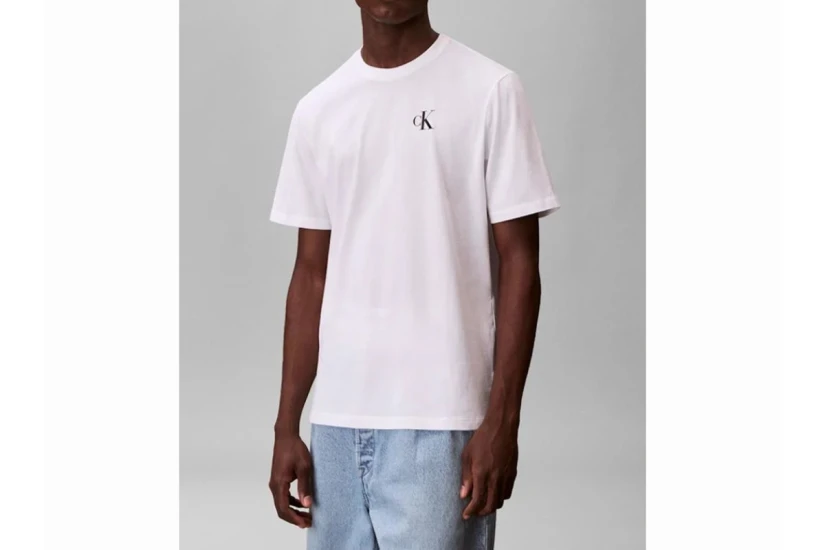 Calvin Klein Ανδρικό Κοντομάνικο T-Shirt Λευκό