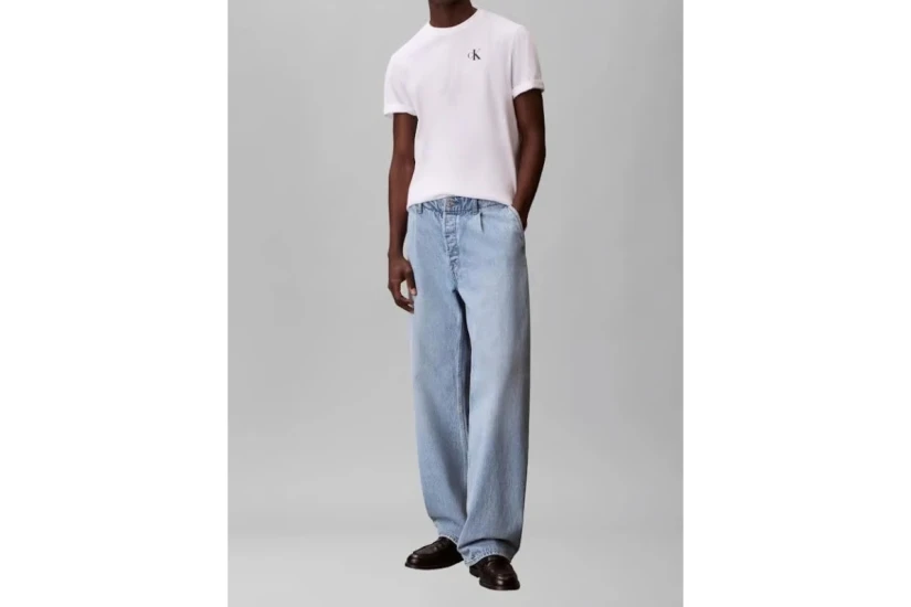 Calvin Klein Ανδρικό Κοντομάνικο T-Shirt Λευκό