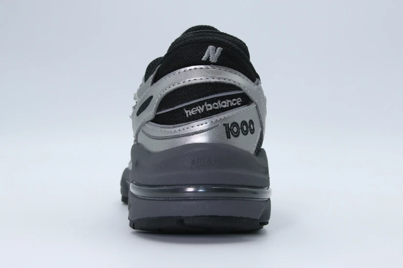 New Balance 1000 Unisex Sneakers Ασημί, Μαύρα, Ανθρακί