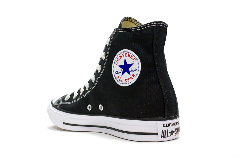 Converse Chuck Taylor All Star Unisex Sneakers Μαύρα, Λευκά