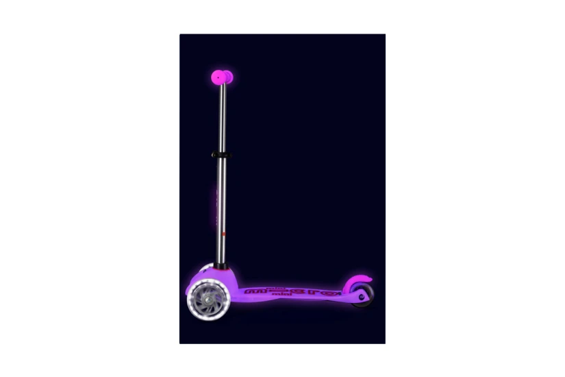 Micro Mini Deluxe Glow LED Πατίνι Μωβ