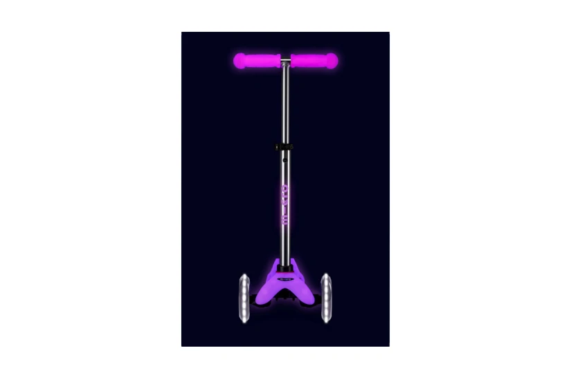 Micro Mini Deluxe Glow LED Πατίνι Μωβ