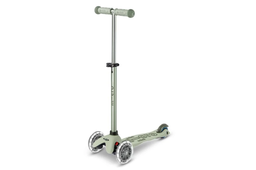 Micro Mini2Grow Deluxe LED Βρεφικό - Παιδικό Πατίνι Λαδί