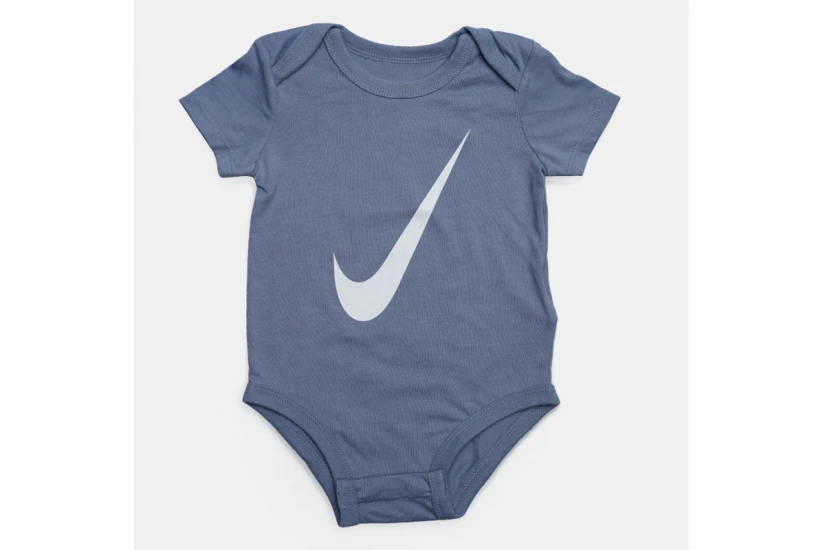 Nike Βρεφικά Κορμάκια Λευκά, Γκρι, Ροζ 3-Τεμάχια