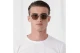 Explicit Poets Morgan Unisex Γυαλιά Ηλίου Μαύρα, Ασημί, Καφέ