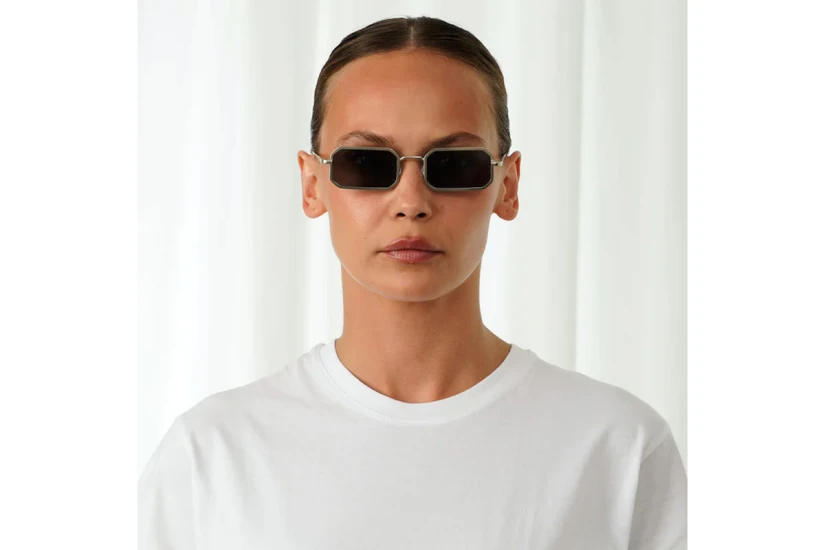 Explicit Poets Murphy Unisex Γυαλιά Ηλίου Ασημί, Γκρι
