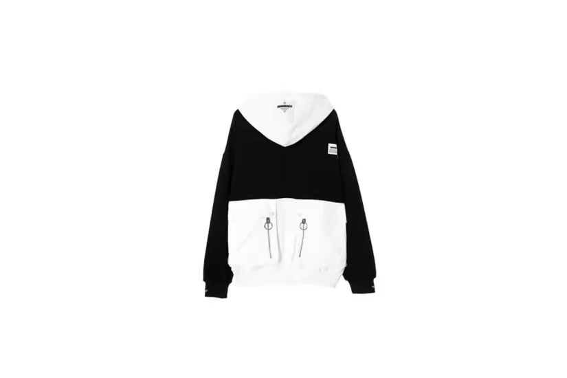 Mwm Capsule Unisex Φούτερ Με Κουκούλα Μαύρο, Λευκό