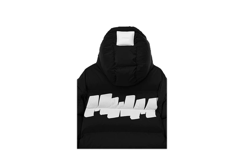 MWM Unisex Puffer Μπουφάν με Κουκούλα Μαύρο