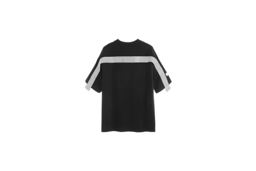 Mwm Metal Tape Detail Regular Fit T-Shirt (MW091020419 BLACK)