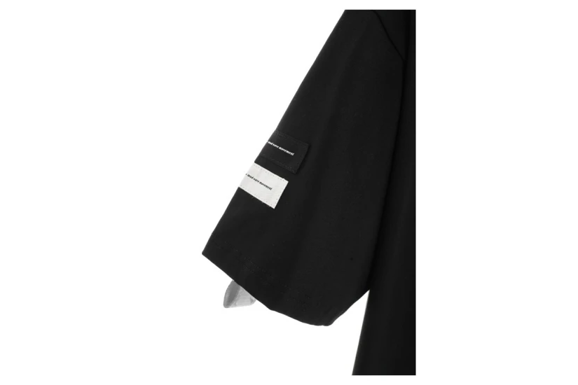 MWM Metal Tape Detail Κοντομάνικο T-Shirt Μαύρο