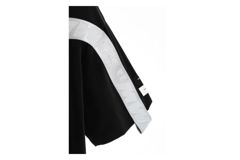 MWM Metal Tape Detail Κοντομάνικο T-Shirt Μαύρο
