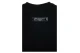 MWM Deconstructed Zip Detail Κοντομάνικο T-Shirt Μαύρο, Ασημί