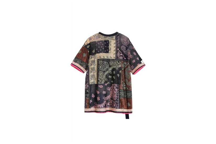 MWM Oversized Silk Bandana Κοντομάνικο T-Shirt Πολύχρωμο