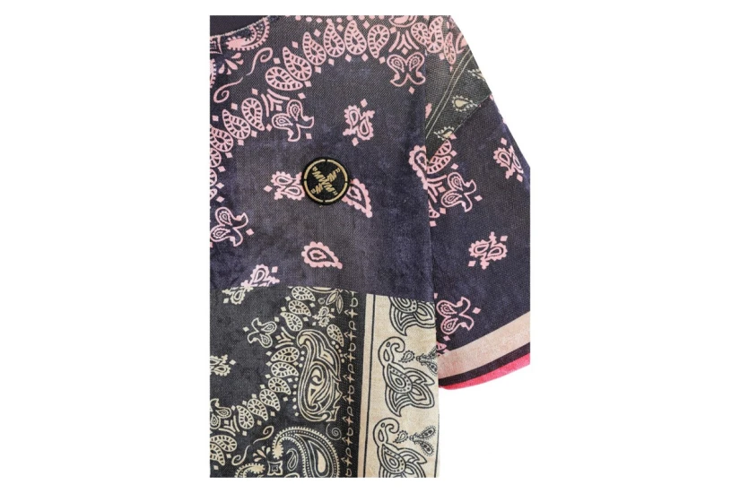 MWM Oversized Silk Bandana Κοντομάνικο T-Shirt Πολύχρωμο