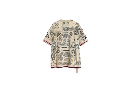Mwm Oversized Silk Bandana T-Shirt (MW092020394 ECRU)