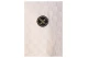 Mwm Square Pattern Soft Fabric Unisex Κοντομάνικο T-Shirt Εκρού