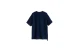 Mwm Pleated Texture Unisex Κοντομάνικο T-Shirt Μπλε Σκούρο