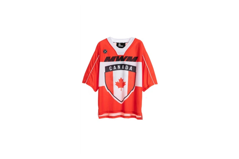 Mwm Country Team Jersey Unisex Κοντομάνικο T-Shirt Κόκκινο