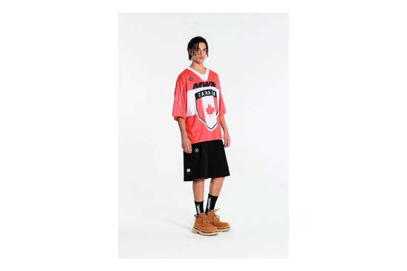 Mwm Country Team Jersey Unisex Κοντομάνικο T-Shirt Κόκκινο