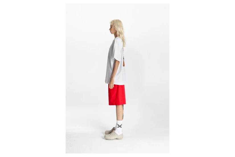 MWM Teddy Bear Print Oversized Κοντομάνικο T-Shirt Λευκό, Καφέ, Μαύρο