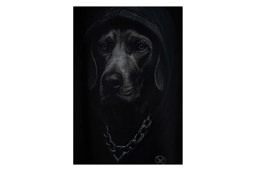 Mwm Vanguard Dogs Embroidered Vdog Unisex Κοντομάνικο T-Shirt Μαύρο