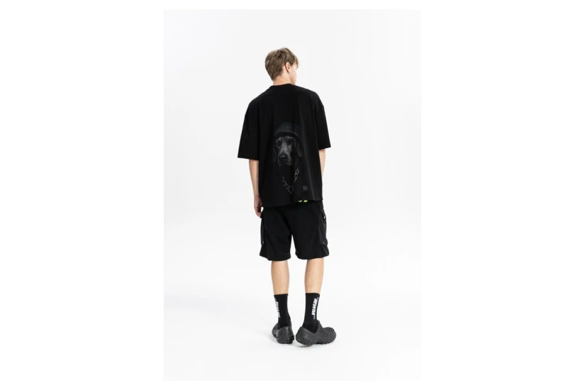 Mwm Vanguard Dogs Embroidered Vdog Unisex Κοντομάνικο T-Shirt Μαύρο