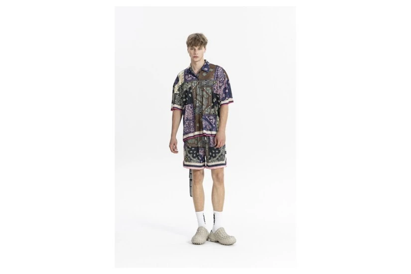 Mwm Silk Bandana Unisex Σορτς Μπλε