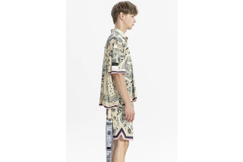 Mwm Silk Bandana Unisex Σορτς Εκρού