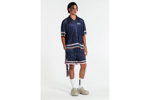 Mwm Colorblock Almond Blossom  Πουκάμισο Κοντομάνικο (MW092080389 NAVY)