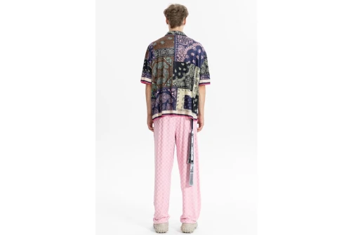 Mwm Oversized Silk Bandana Πουκάμισο Κοντομάνικο (MW092080393 BLUE)