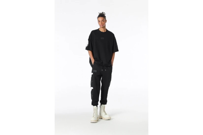 Mwm Wings Embroidered Mini T-Shirt (MW093020852 BLACK)