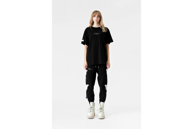 MWM Double Wings Unisex Παντελόνι Φόρμας Μαύρο