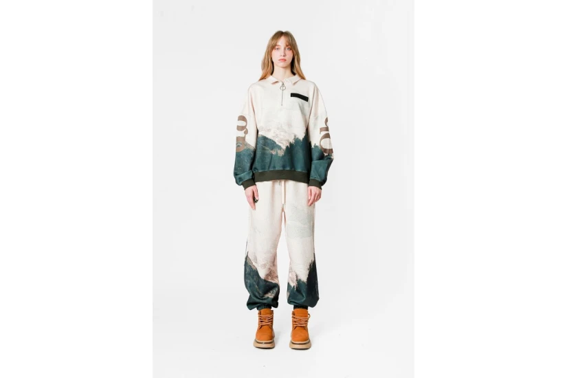 MWM Sudadera Unisex Μακρυμάνικη Μπλούζα με Φερμουάρ