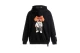 MWM Mike Teddy Unisex Φούτερ με Κουκούλα Μαύρο