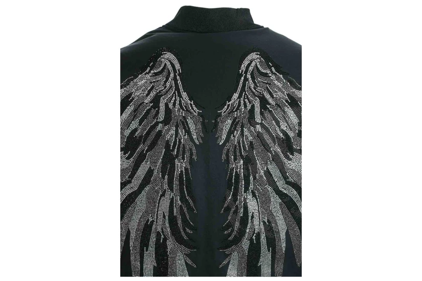 Mwm Wings Strass Oversize Μπουφάν Bomber (MW094070842 BLACK)