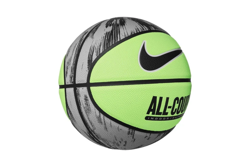 Nike Everyday All Court 8P Μπάλα Μπάσκετ Λαχανί, Γκρι Ανοιχτό