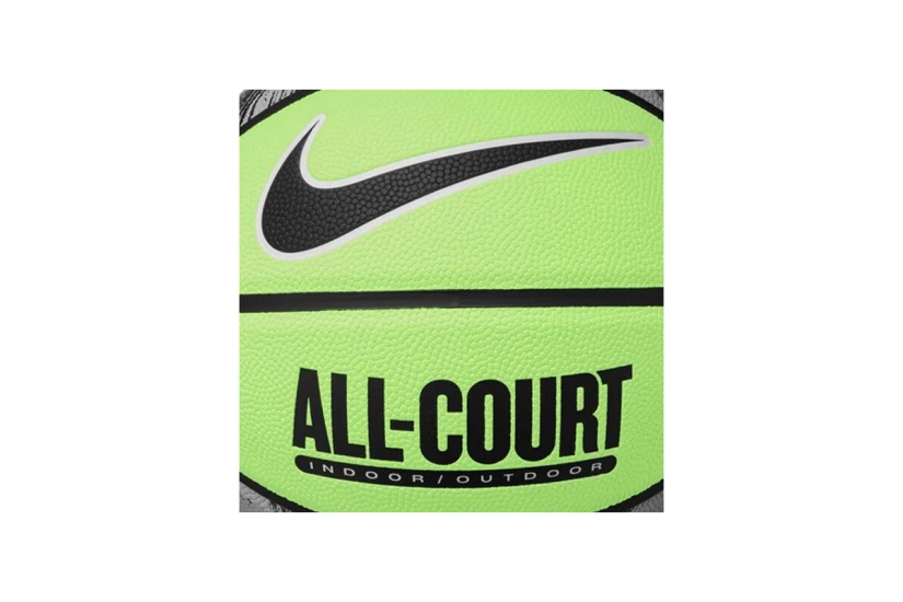Nike Everyday All Court 8P Μπάλα Μπάσκετ Λαχανί, Γκρι Ανοιχτό