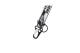 Nike Key-Holder Wrist Lanyard Μπρελόκ Λευκό και Μαύρο (N1007177046)