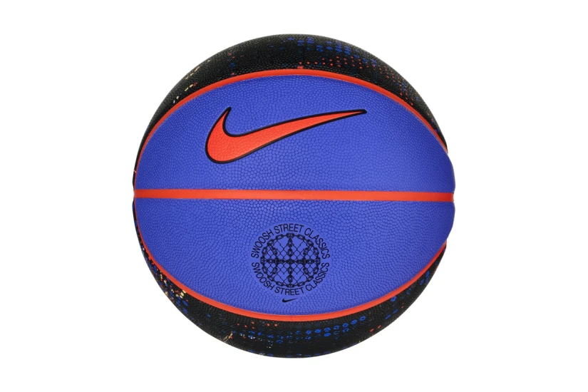 Nike Swoosh Street Classic Μπάλα Μπάσκετ Μωβ, Μαύρη, Κόκκινη