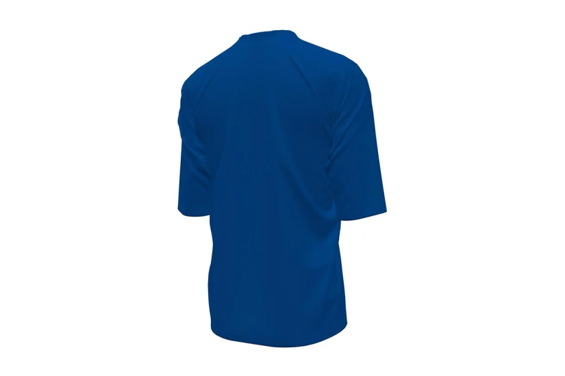 Nike Dri-FIT Hydroguard Παιδική Κοντομάνικη Μπλούζα UV Protection Μπλε, Λευκή