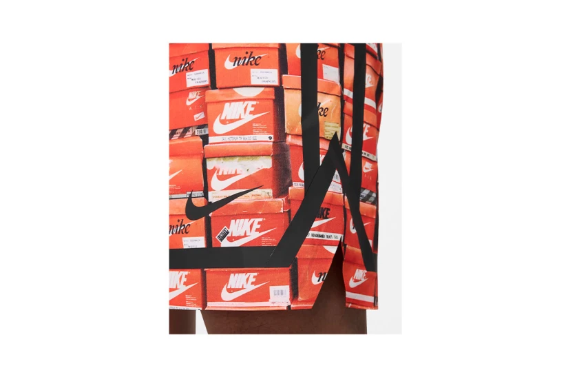 Nike Ανδρικό Μαγιό Βερμούδα Κόκκινο, Πορτοκαλί, Λευκό, Μαύρο