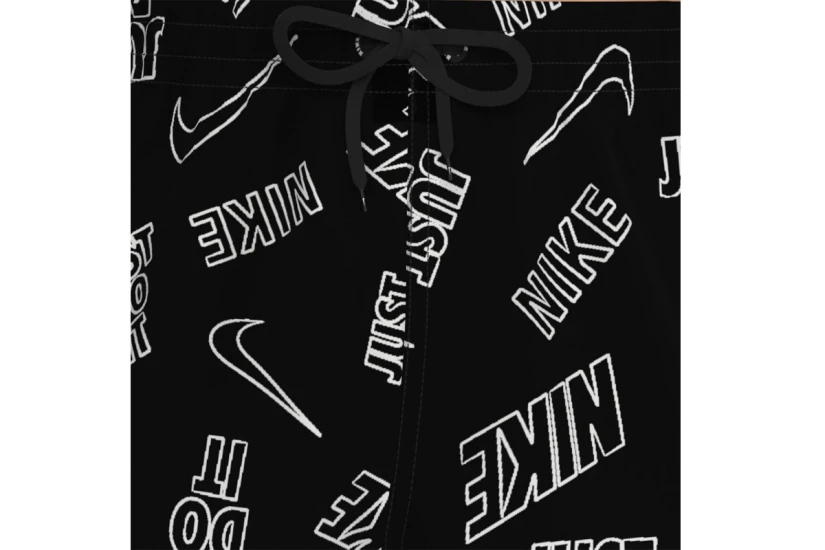 Nike Swim Breaker Brief-Lined Volley Ανδρικό Μαγιό Σορτς Μαύρο, Λευκό