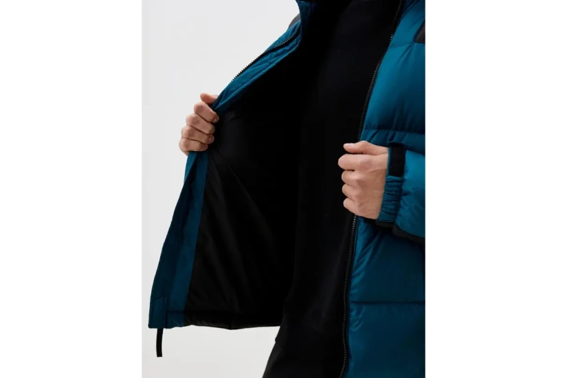 The North Face Lhotse Ανδρικό Puffer Μπουφάν Πετρόλ, Μαύρο