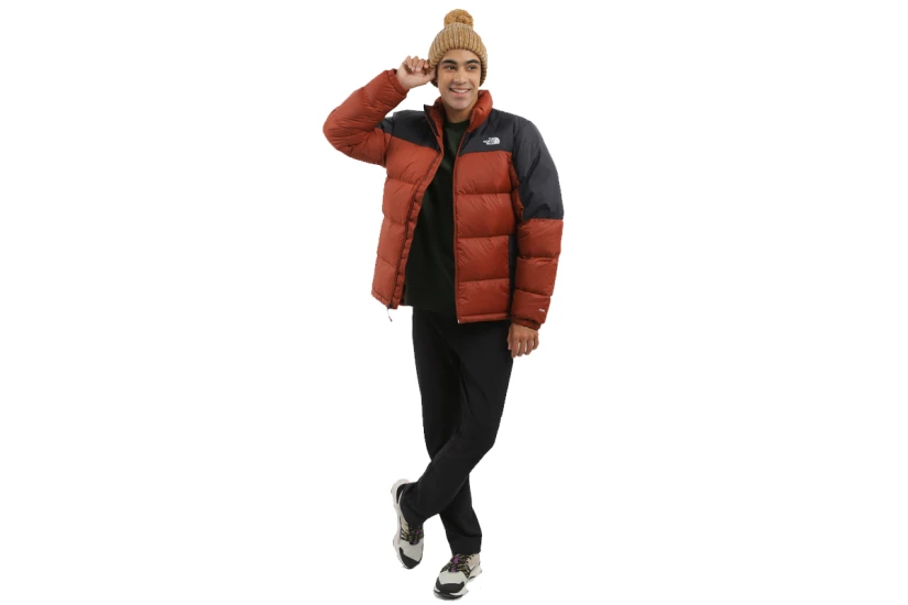 The North Face Diablo Down Ανδρικό Puffer Μπουφάν Κάμελ, Μαύρο