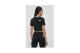 The North Face Γυναικεία Κοντομάνικη Crop Top Μπλούζα Μαύρη