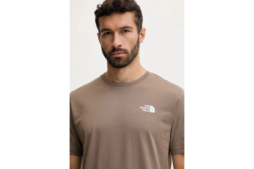 The North Face NSE Box Ανδρικό Κοντομάνικο T-Shirt Καφέ