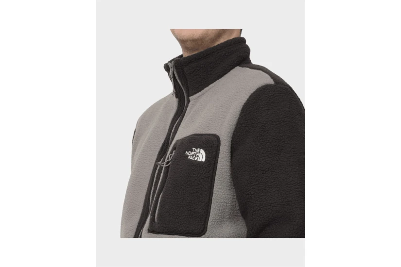 The North Face Yumiori Ανδρική Ζακέτα Fleece Γκρι Σκούρο, Μαύρο