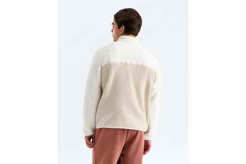 The North Face Yumiori Ανδρική Μακρυμάνικη Μπλούζα Fleece με Φερμουάρ Εκρού, Λευκή