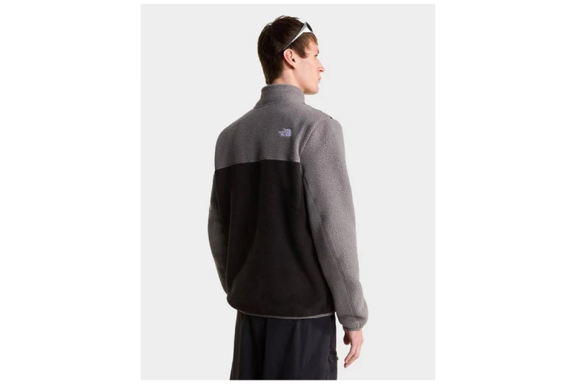 The North Face Yumiori Ανδρική Μακρυμάνικη Μπλούζα Fleece με Φερμουάρ Μαύρη, Γκρι